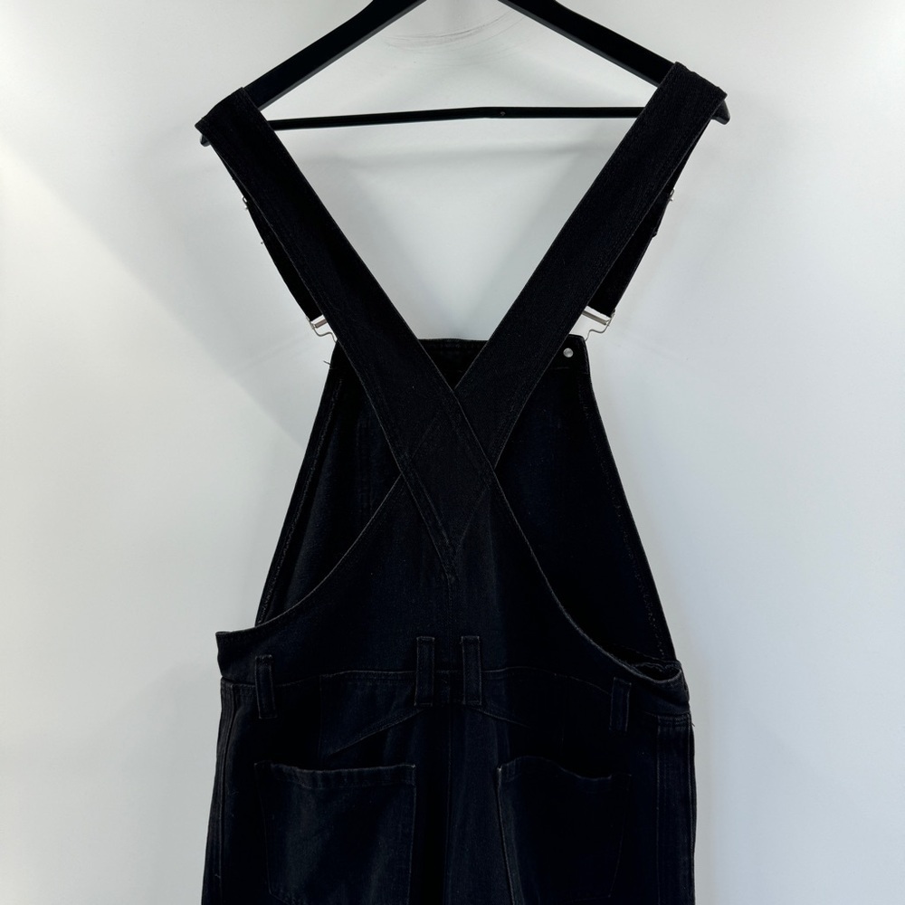Black Overall Jumpsuit | Women’s Size Large - Picture 6 of 7